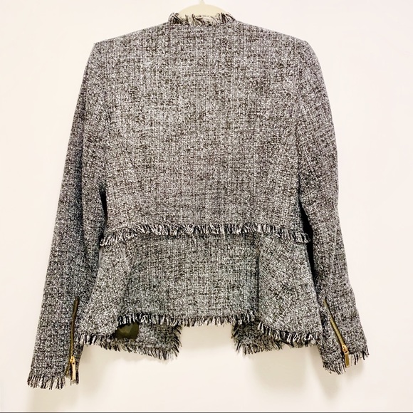 Michael Kors Grey & Black Tweed Jacket - Picture 4 of 7